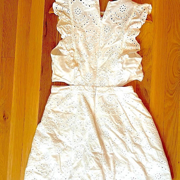 New York & Company Pants - White Lace Romper